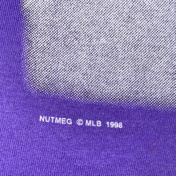 Vintage 90s Nutmeg Tampa Bay Devil Rays MLB Baseball Team CSA Graphic T-shirt - Picture 3 of 5